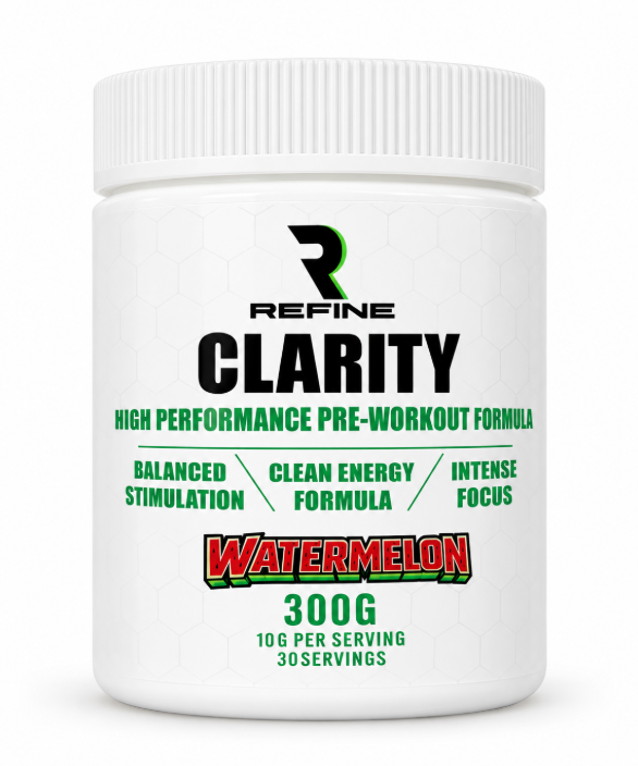 Refine Clarity Pre-Workout Powder – Watermelon – 30 Servings